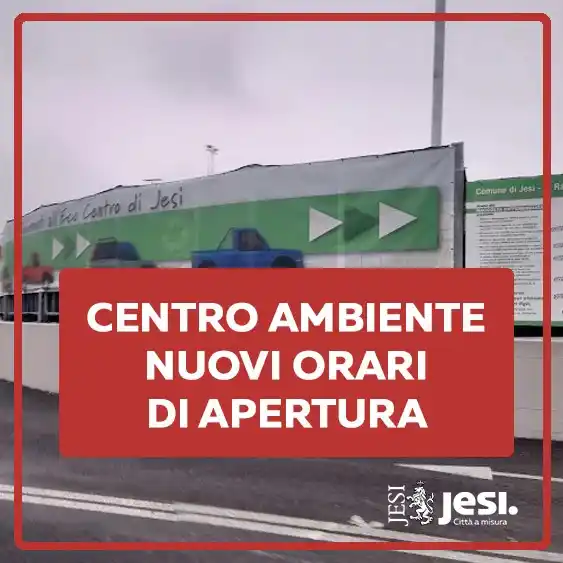 Image from Comune di Jesi: *NUOVI ORARI DI APERTURA* *DEL CENTRO AMBIENTE*  Da Lunedì 23 Giugno a...
