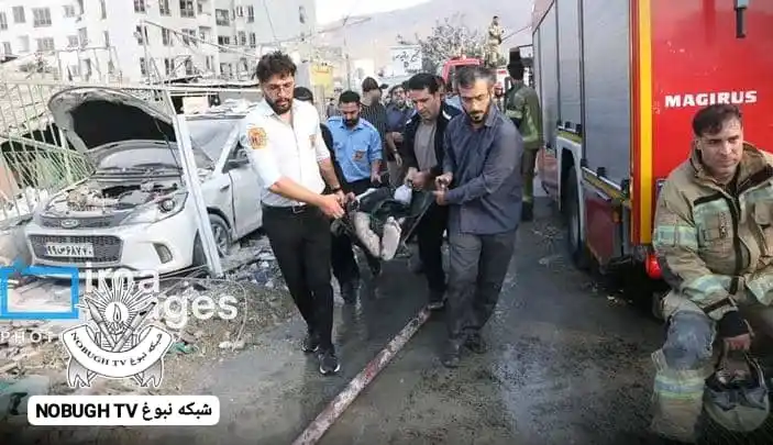 Image from شبکه نبوغ NOBUGH TV: وزارت صحت ایران اعلام کرده است که در حملات اسرائیل به این کشور تا اکنو...