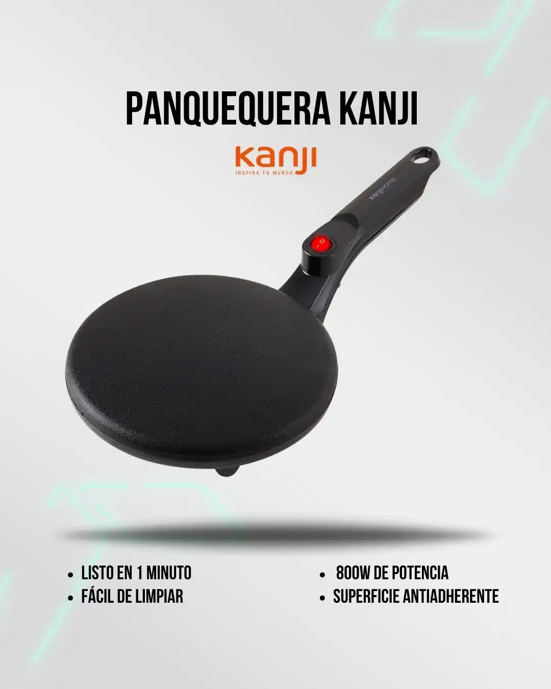 Image from Attain (Importadora Mayorista): 🛒 *Panquequera Kanji KJH-SM800SEC02 (N°1536)* ⚡ Potencia 800W ⏱️ Lis...