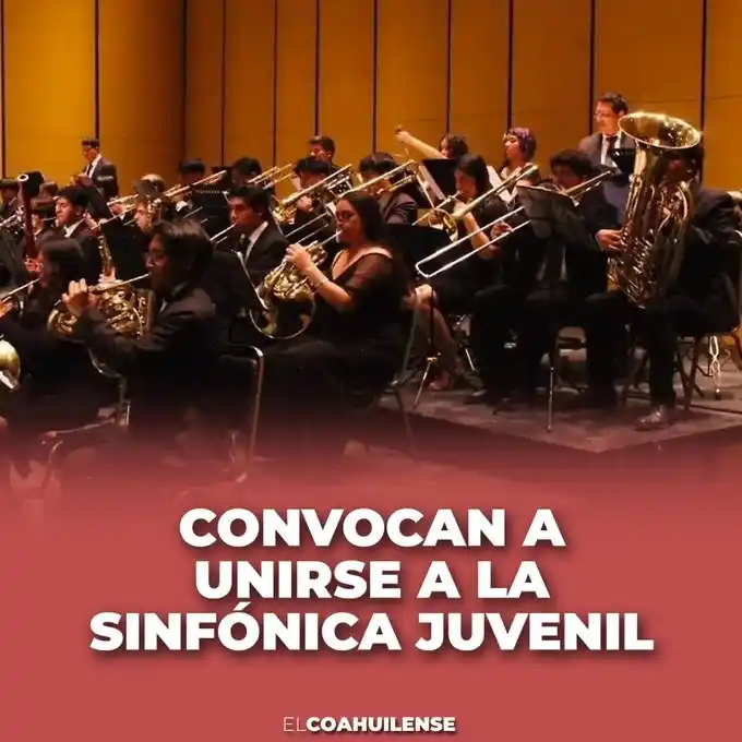 Image from El Coahuilense Noticias: 🎻 | Para formar parte de la Orquesta Sinfónica Juvenil de Torreón se ...