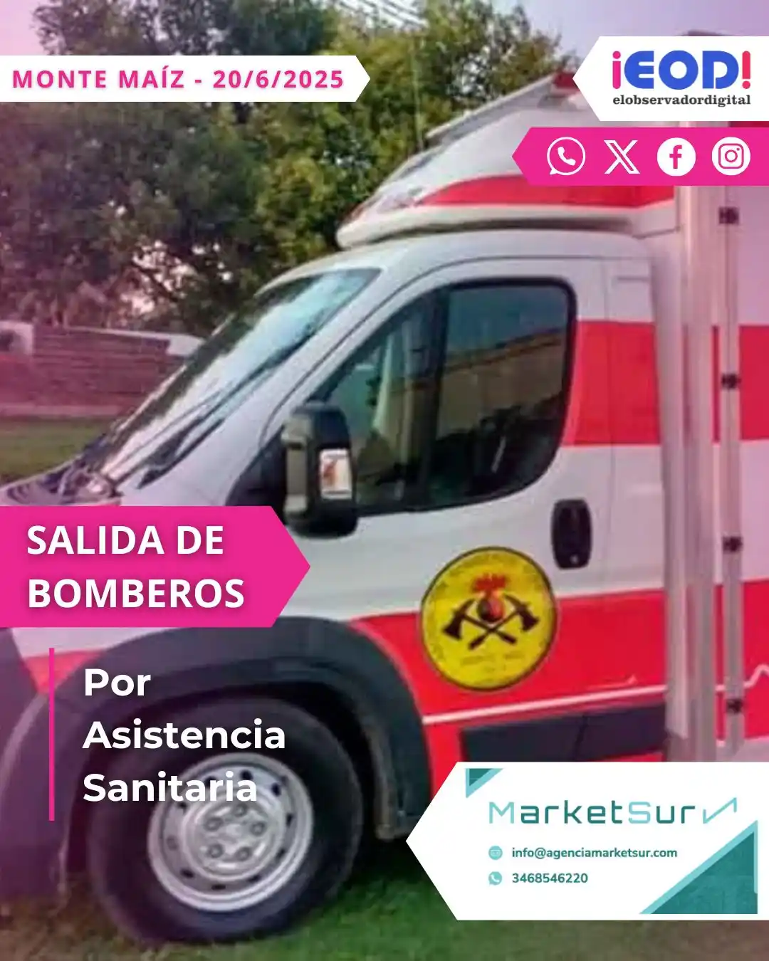 Image from ElObservadorDigital 🌐: 📝 𝗣𝗔𝗥𝗧𝗘 𝗗𝗘 𝗦𝗔𝗟𝗜𝗗𝗔  𝙁𝙚𝙘𝙝𝙖: 20/06/2025 𝙃𝙤𝙧𝙖: 18:3...