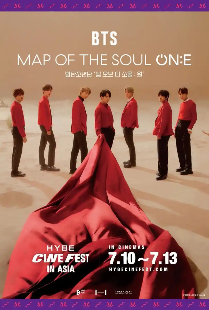 Image from INFO ONLY. ARMY 💜 Bienvenidos A Casa OT7💜: — Post de BTS oficial en X/Twitter: <BTS MAP OF THE SOUL ON:E> ¡Bole...