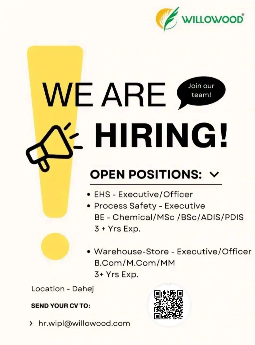 Image from Vacancies In Gulf👔: _Posting Date: 18.06.2025_ *HIRING - EHS Executive/Officer & Process ...