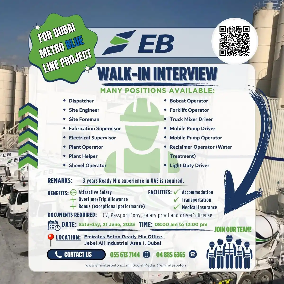 Image from Vacancies In Gulf👔: _Posting Date: 19.06.2025_  *📢 𝗪𝗔𝗟𝗞-𝗜𝗡 𝗜𝗡𝗧𝗘𝗥𝗩𝗜𝗘𝗪* *Joi...