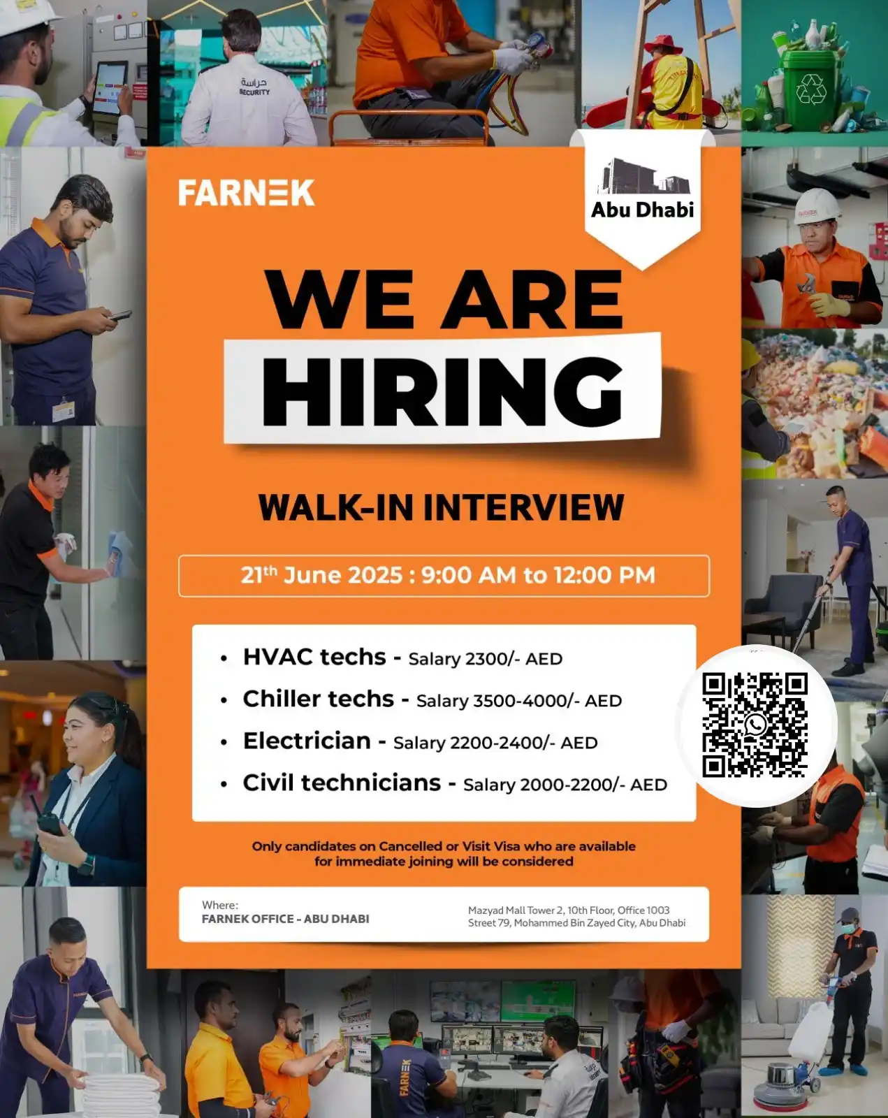 Image from Vacancies In Gulf👔: _Posting Date: 20.06.2025_ *We’re Hiring! Walk-In Interviews Happenin...