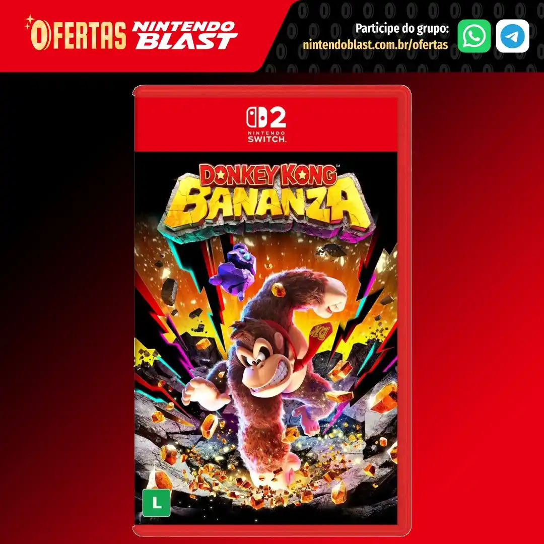 Image from Ofertas Nintendo Blast: 👾 *[PRÉ-VENDA] Donkey Kong Bananza* 🍌 * Jogo para Switch 2 * Lançame...