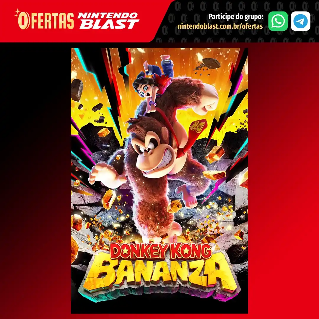 Image from Ofertas Nintendo Blast: 👾 *[PRÉ-VENDA] Donkey Kong Bananza* (via eShop) * Jogo para Switch 2 ...