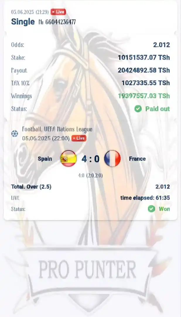 Image from 𝙍𝙤𝙢𝙖𝙣𝙤 𝙋𝙖𝙮 💳✅️: 🚨 PRO PUNTER KAFANYA MAUAJI TENA! 🚨 Nguli wa Sports Trading Tanzania...