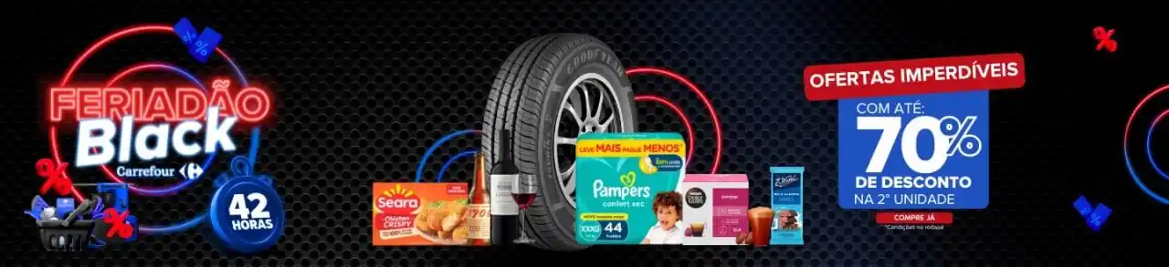 Image from Nerd Ofertas e Cupons: Produtos com até 70% OFF na Segunda Uniadades - Carrefour https://ofe...