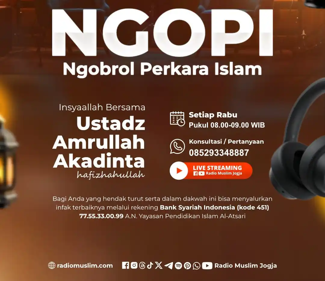 Image from Radio Muslim Jogja: Program Salam Sapa” di Radio Muslim Jogja  Insyaallah Bersama Ustadz A...