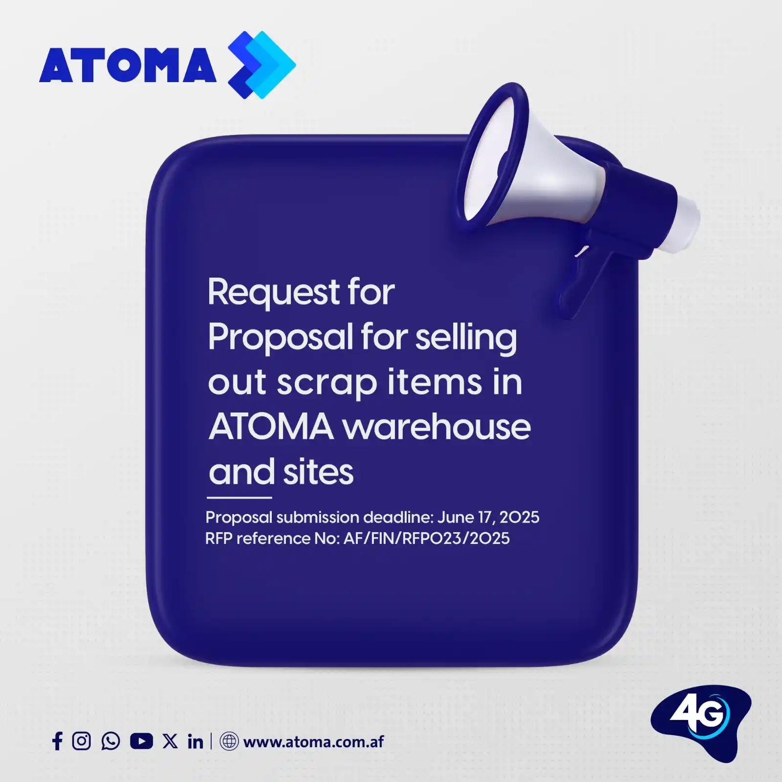 Image from ATOMA: Respected legal entities are requested to submit proposal for Auction ...