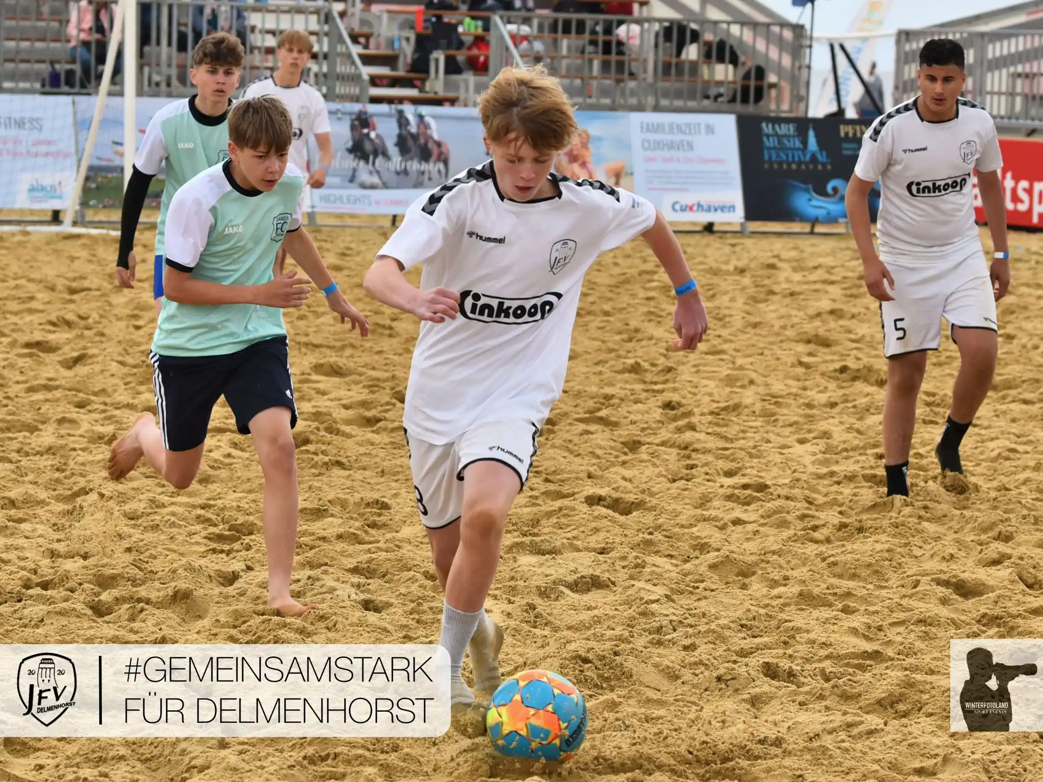 Image from JFV Delmenhorst e.V. (offiziell): *⚽️ Saisonabschluss: U15 rundet starke Saison mit Beachsoccer-Teamfahr...
