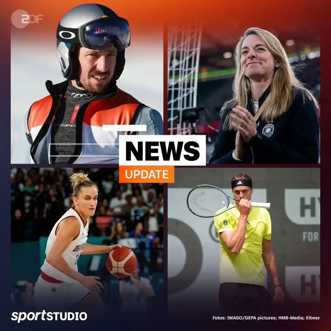 Image from ZDF Sportstudio : Schönen Mittwochabend! 🤩 Hier sind die News des Tages:   ⛷️ Karrieree...