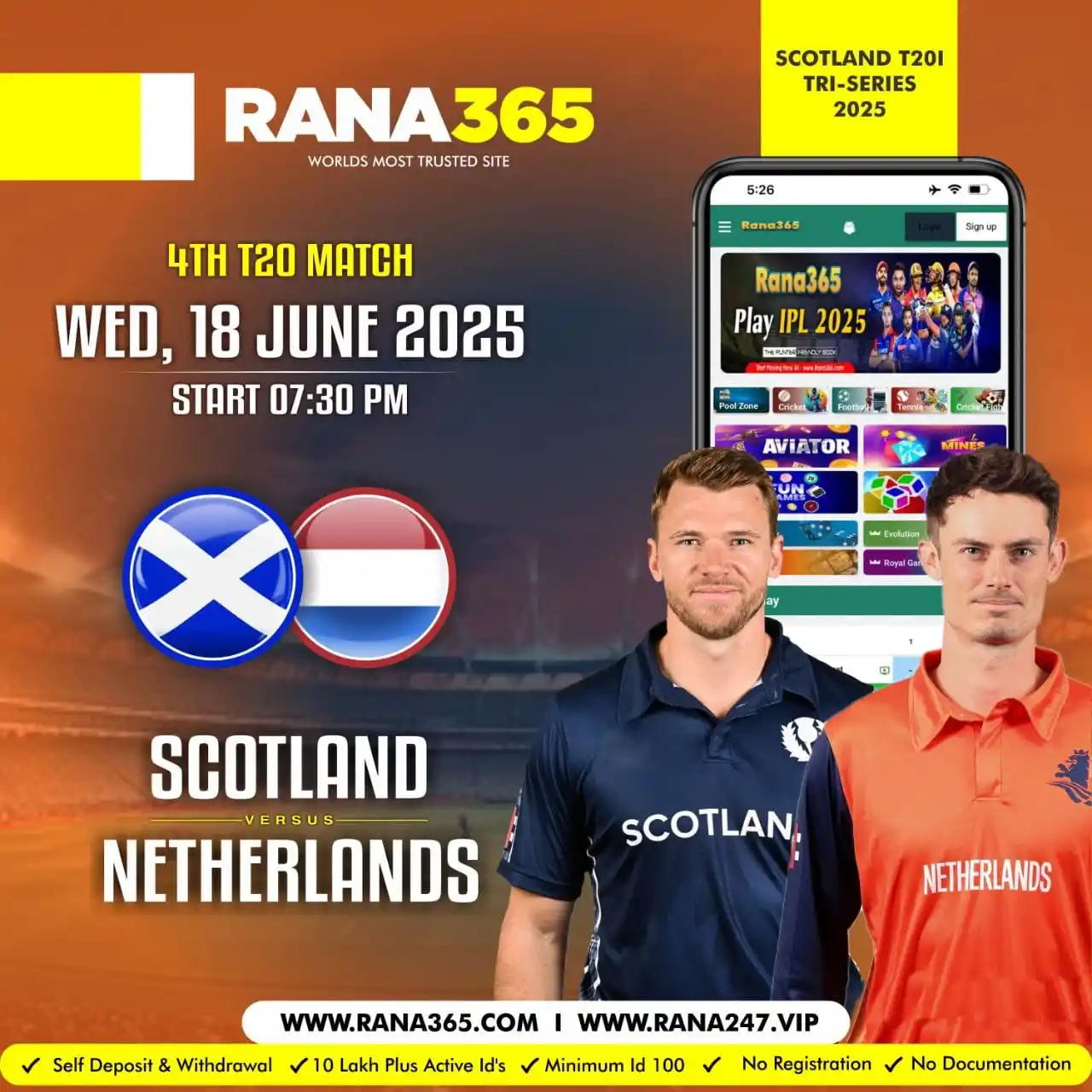 Image from Rishabh Rana Online Book๐ฐ: ๐ Scotland T20i Tri-Series 2025 ๐ ๐๐๐๐ ๐๐๐๐ ๐๐๐๐๐๐ ๐...