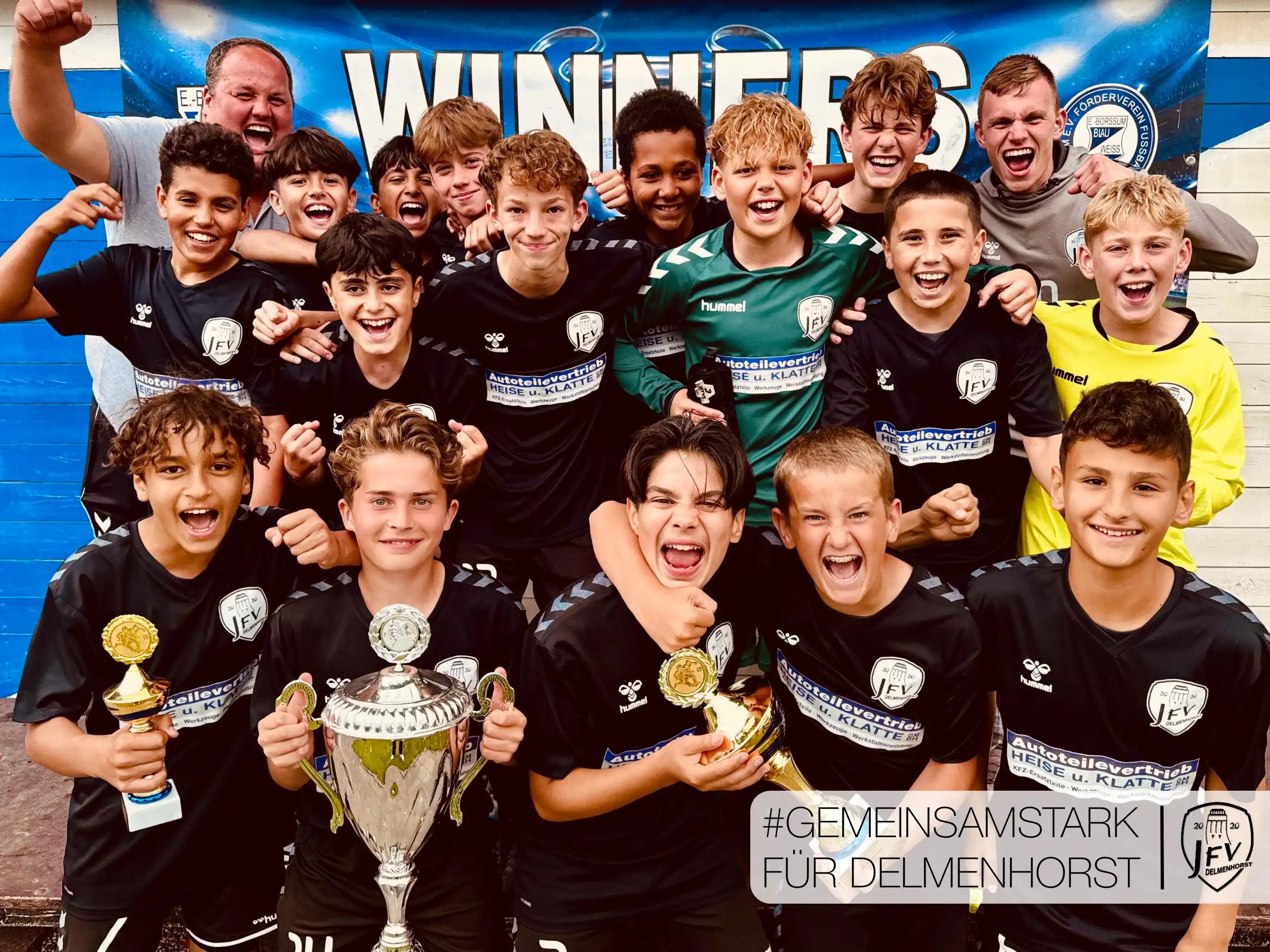 Image from JFV Delmenhorst e.V. (offiziell): *⚽️ Sieger: U13 glänzt beim traditionellen Weert-Ihnen-Cup in Borssum....
