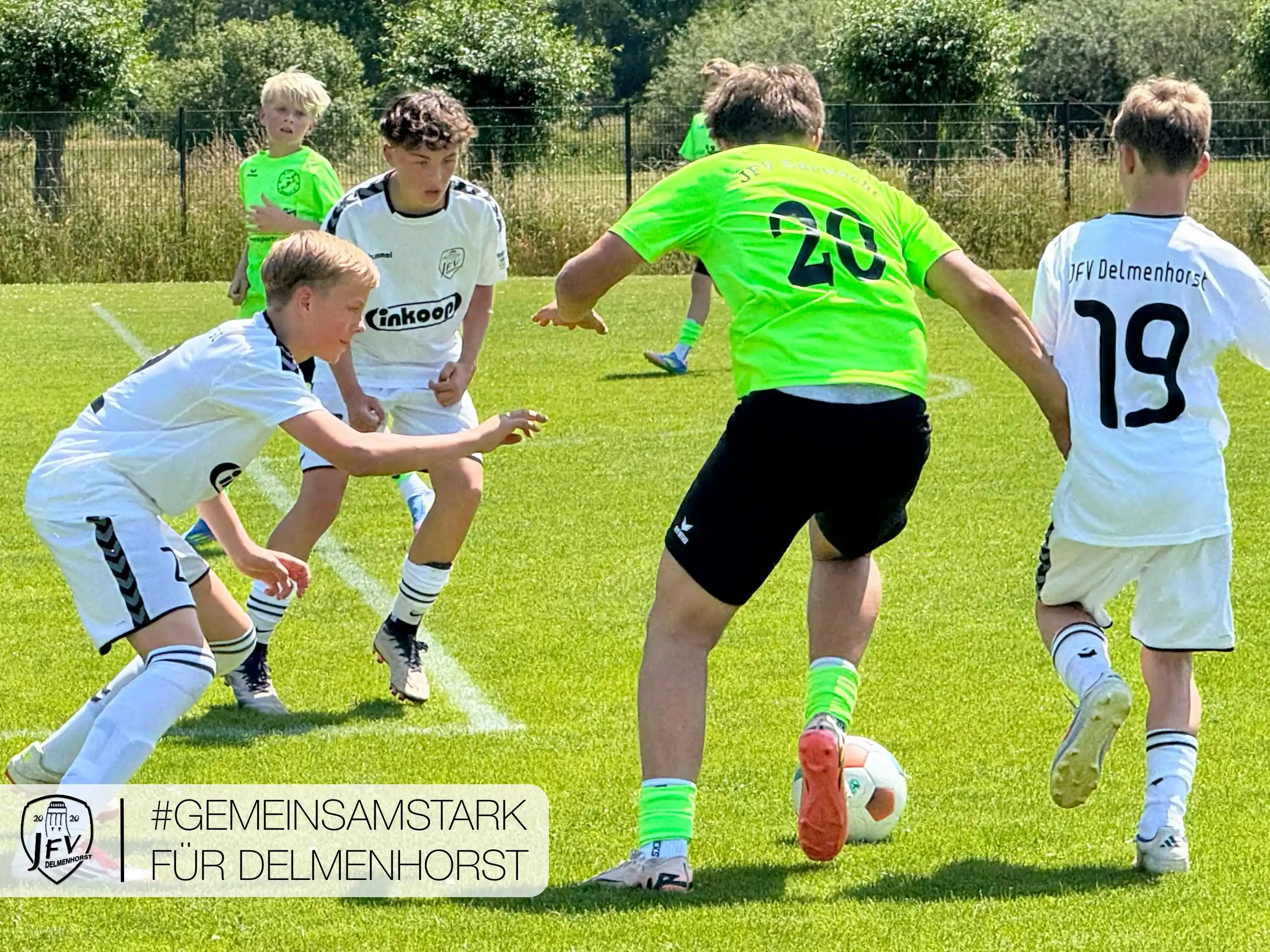 Image from JFV Delmenhorst e.V. (offiziell): *⚽️ Testspiel: 7:6 - „Neue“ U15 gewinnt torreichen Testkick. ⚽️* Am h...
