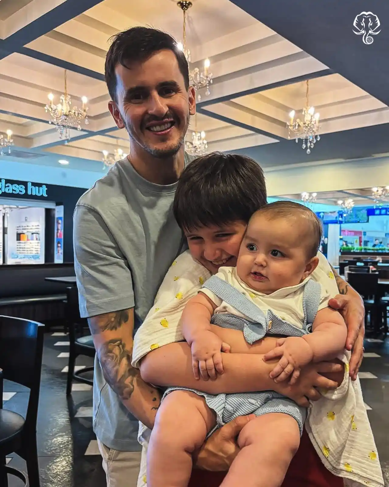 Image from KERALA BLASTERS FC OFFICIAL: The sweetest & most loving Blasters Dad we know 🥰  ▪️𝗞𝗘𝗥𝗔𝗟𝗔 𝗕�...
