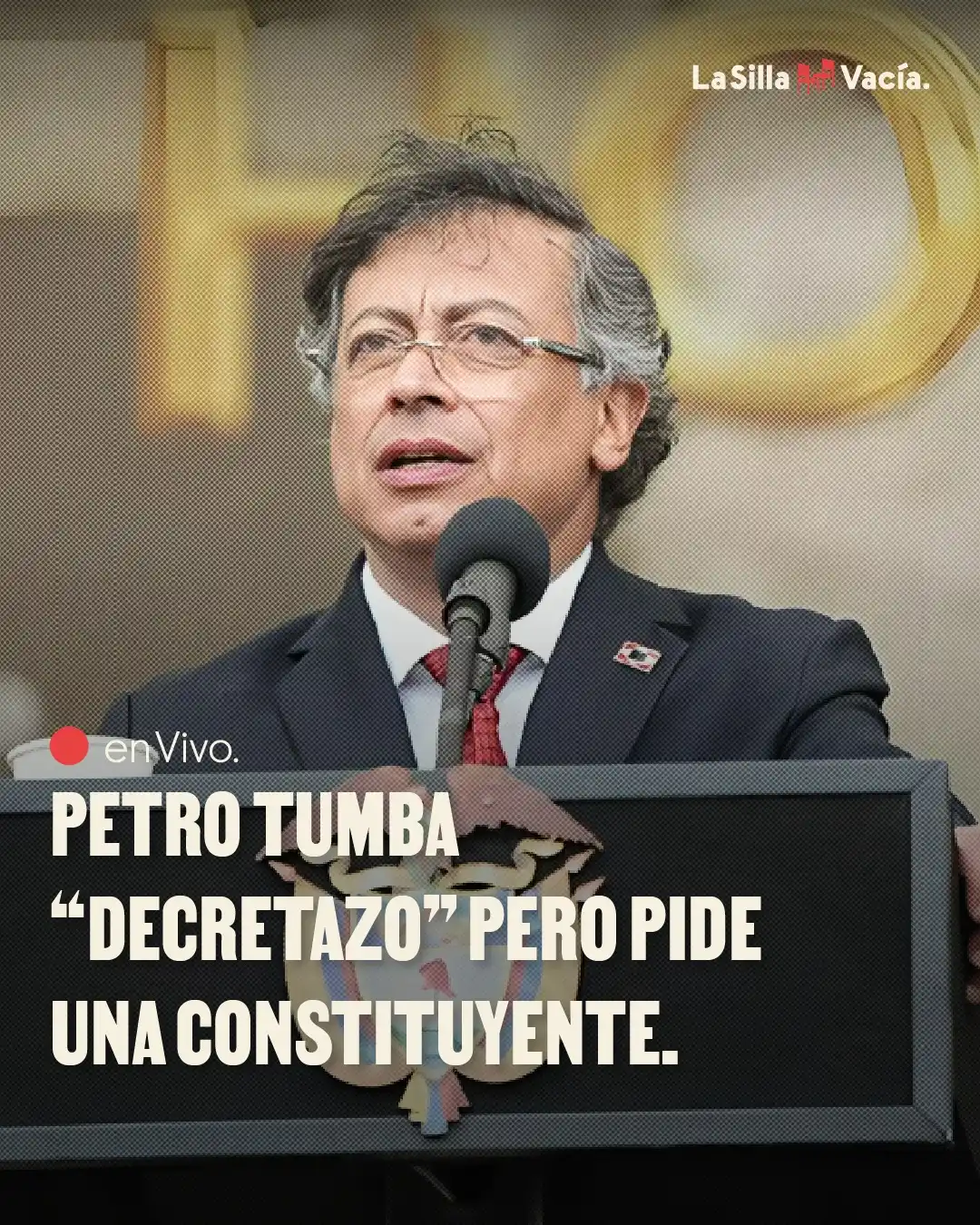 Image from La Silla Vacía🪑- El Desatrase: 🗣️Tras la aprobación de la reforma laboral, el presidente Gustavo Pet...