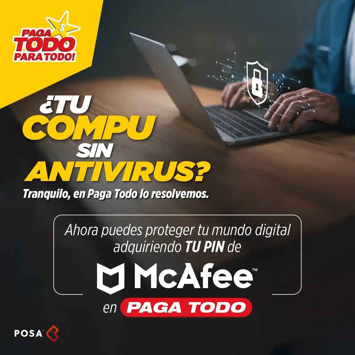Image from Paga Todo: ¿Tu compu sin antivirus? 🖥️🔐 ¡En Paga Todo tenemos la solución! Adqu...