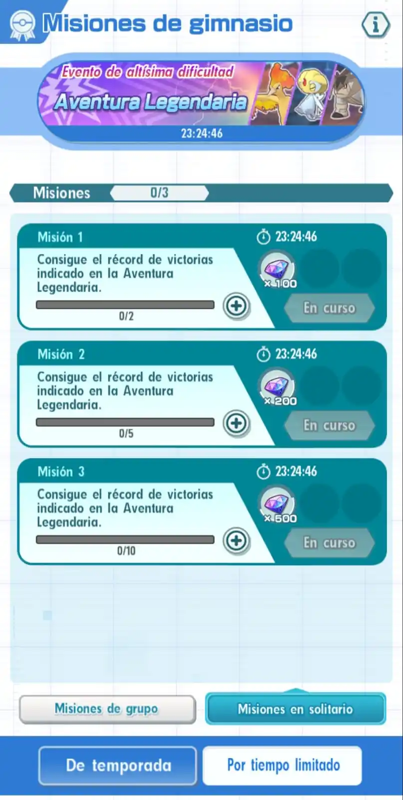 Image from CHIBIKIN POKEMON MASTERS EX: Último día para hacer la Aventura Legendaria, si hacen una racha de 10...