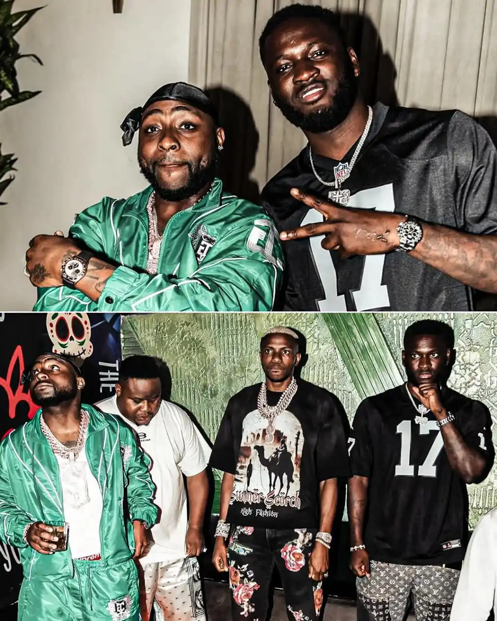 Image from NAIROBI GOSSIP CLUB 💯: Victor Osimhen, Victor Boniface, Davido and Cubana Chief Priest, Niger...