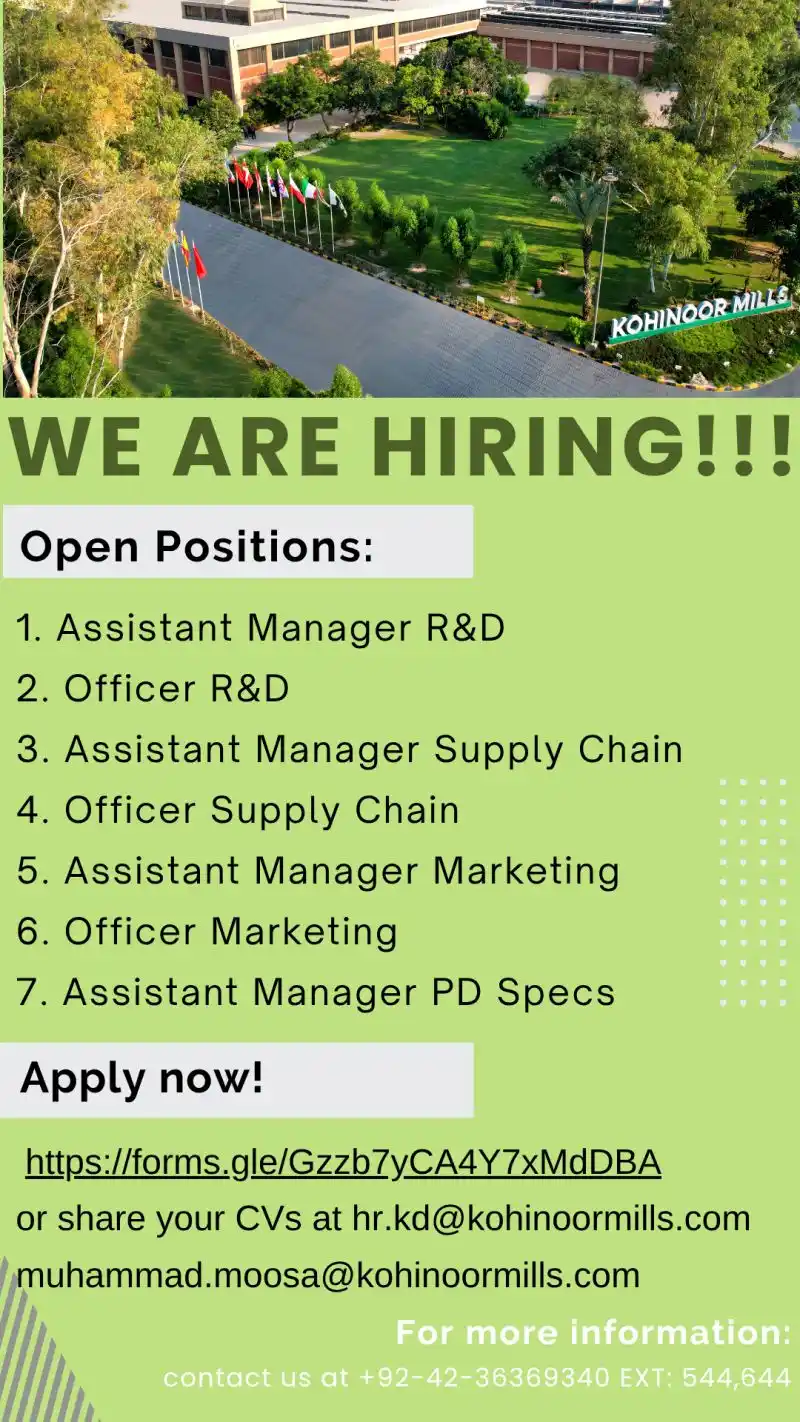 Image from Jobs & Energy News - Gulf & EU (Onshore,Offshore,Oil&Gas,Refinery,Petrochemical,PowerPlant): We Are Growing! 🌱 🇵🇰 With our Apparel Unit at the forefront of inno...