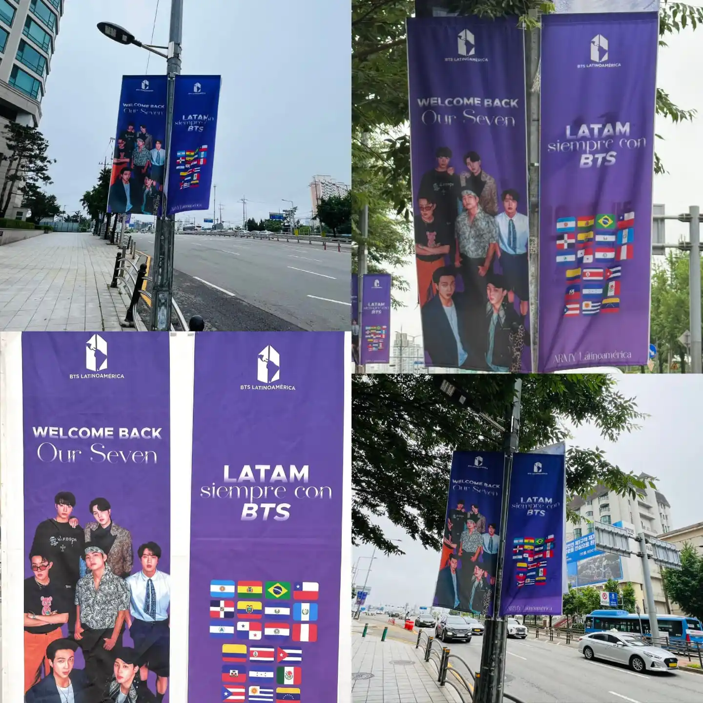 Image from INFO ONLY. ARMY 💜 Bienvenidos A Casa OT7💜: — WELCOME HOME, OUR SEVEN⁷💜  ¡LATAM ARMY! ¡Con muchísima alegría les ...