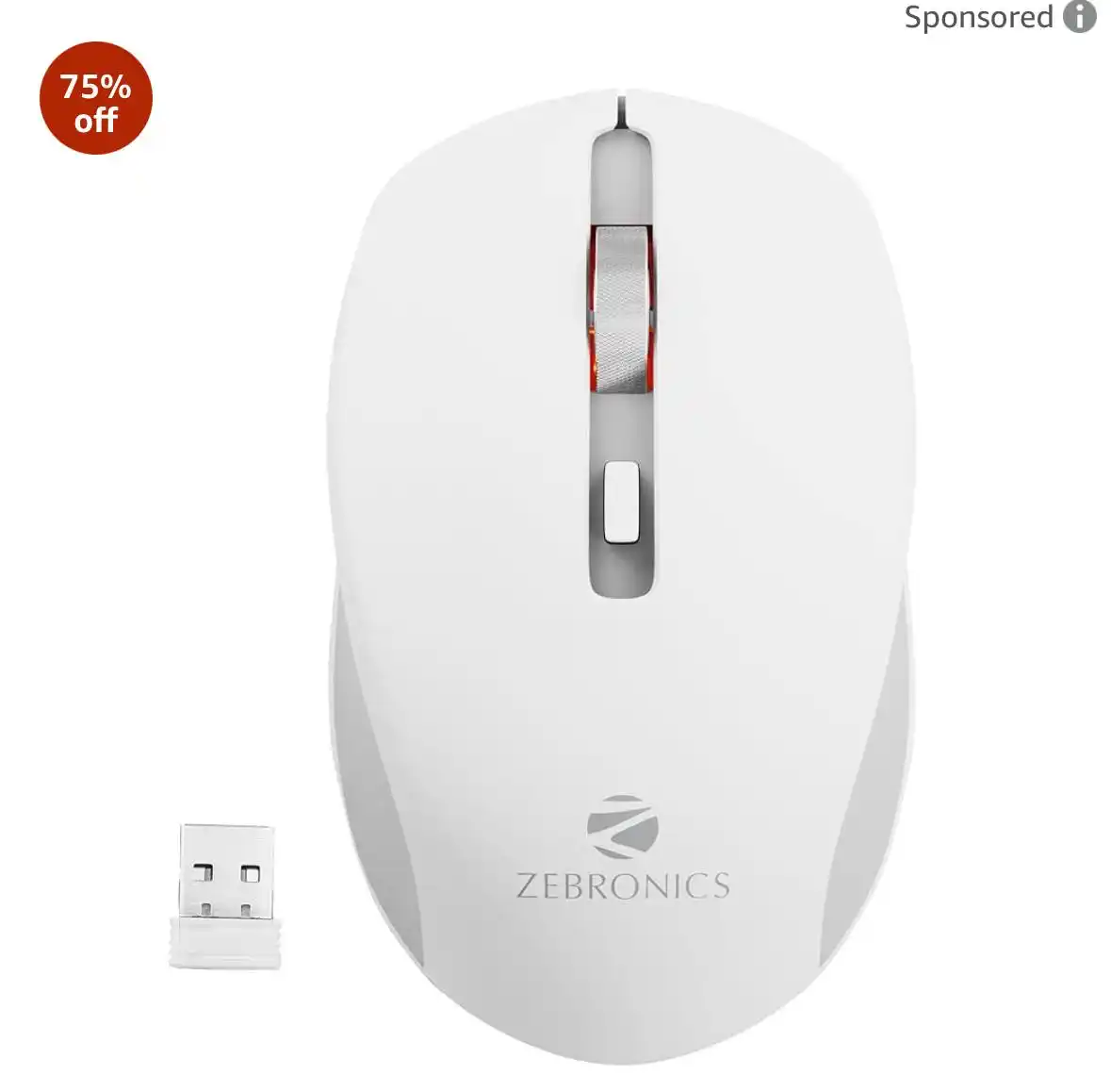 Image from CYBER CHATHAN: ZEBRONICS ZEB-JAGUAR Wireless Mouse @299  https://linksredirect.com/?c...