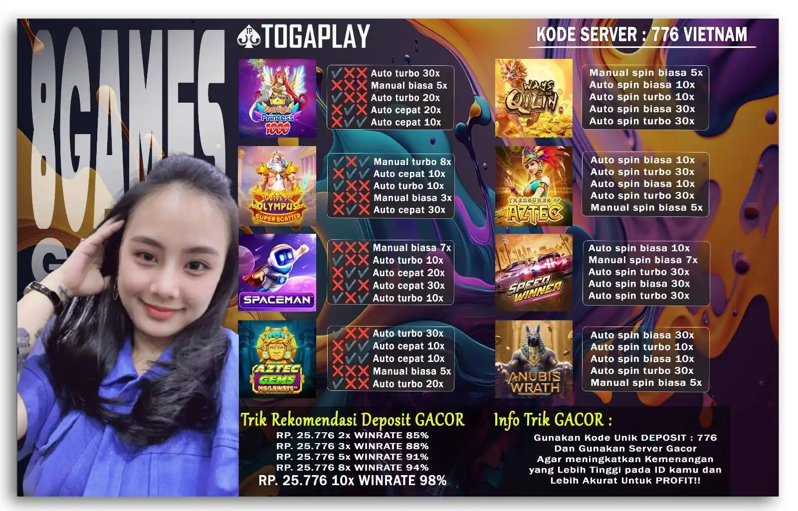 Image from INFO SEPUTAR TOGAPLAY: 21 JUNI 2025 ⏰ 00.00 - 13.00 WIB 🔗KLIK LOGIN : https://togaplay.pro  ...