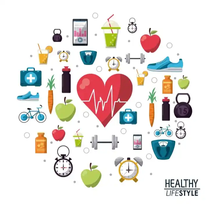 Image from Public Health Association Of India: 7️⃣ *07 DAILY HABITS FOR A LONGER, HEALTHIER LIFE*  01. *Aim for 07 - ...
