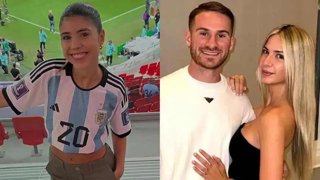 Image from VIKYTECH MEDIA: 🚨 Alexis Mac Allister’s ex, Camila Mayan, is demanding $6M (£4.5M) in...