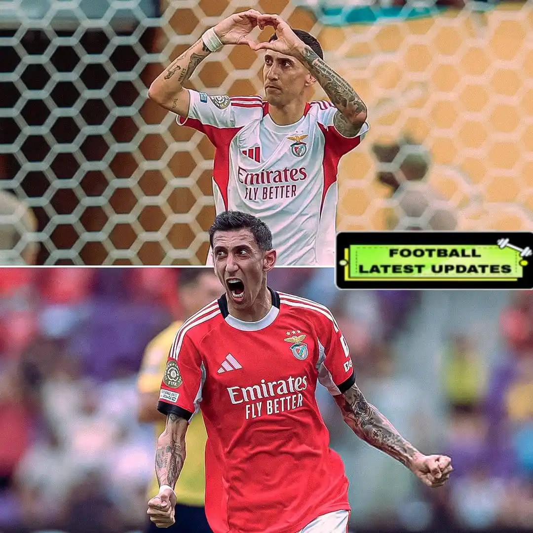 Image from 𝙁𝙊𝙊𝙏𝘽𝘼𝙇𝙇 𝙇𝘼𝙏𝙀𝙎𝙏 𝙐𝙋𝘿𝘼𝙏𝙀𝙎 ⚽: *📊💥Angel Di Maria in the Club World Cup:*  *🥅 3 penalties = 3 goals...