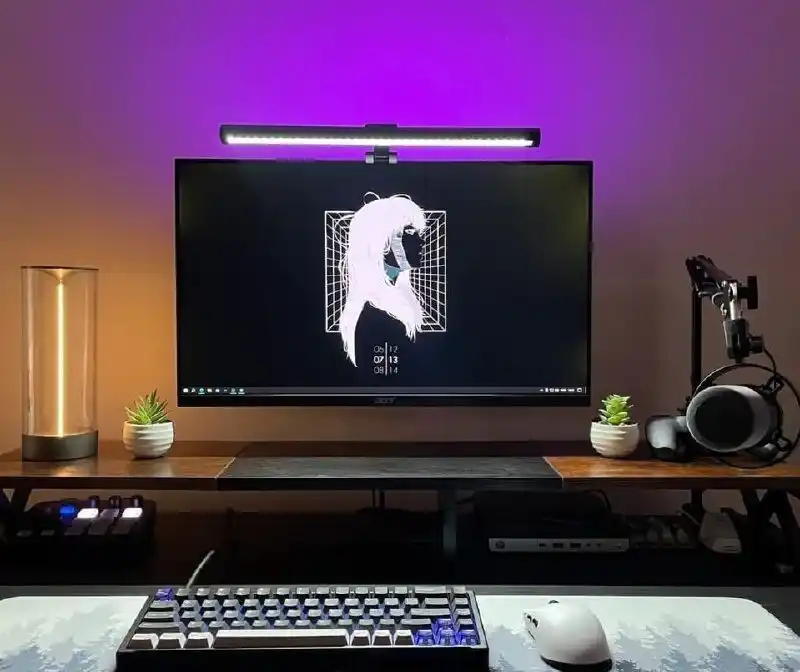Image from ECONOMIZANDO COM JP: APENAS PELO APLICATIVO 🔥🔥  Lightbar para Monitor 44cm RGB  - Escolhe...