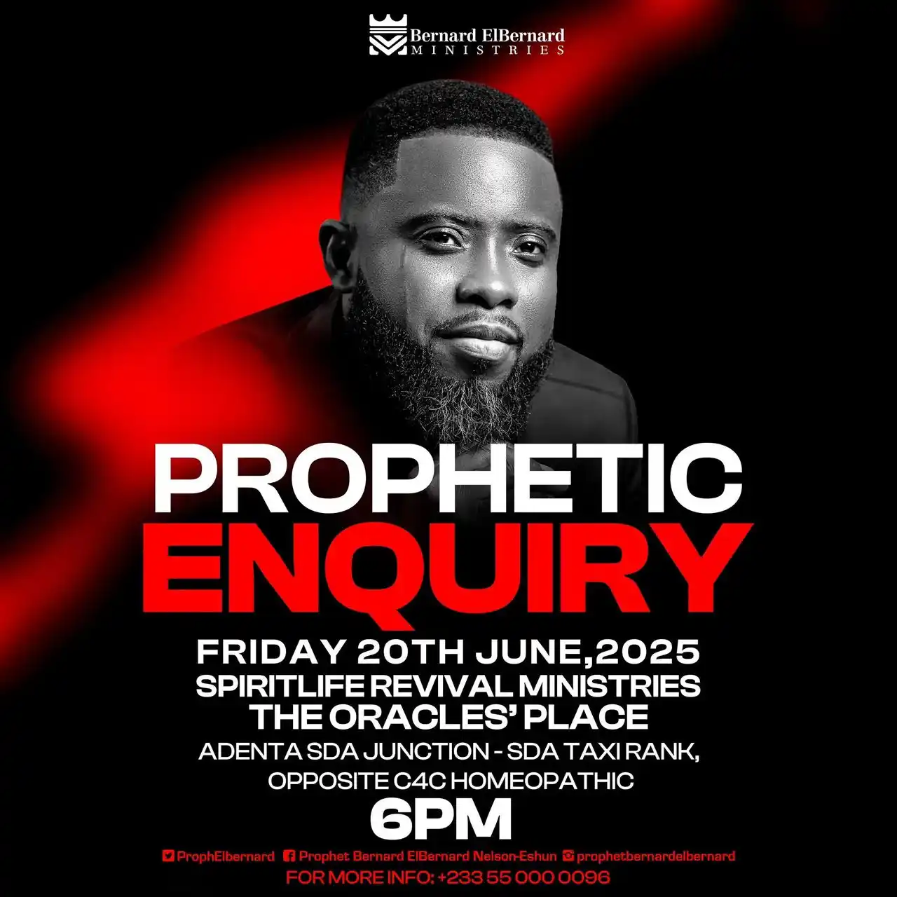 Image from BERNARD ELBERNARD NELSON-ESHUN: Are you believing God for a prophetic word? Do you need divine insight...