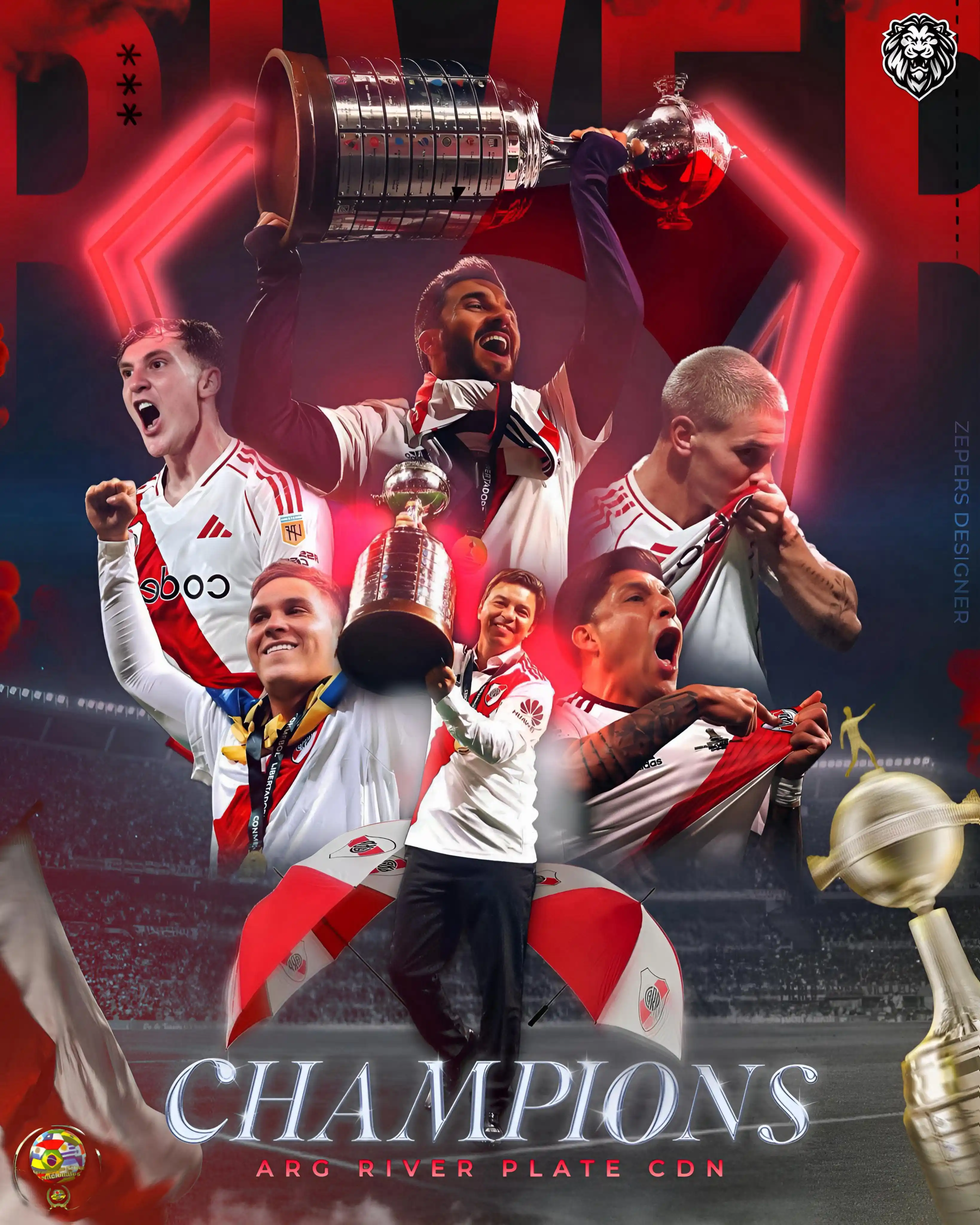 Image from πΎπππππΏπππΌπΎπππ π¨ π± π¨: `ARG RIVER PLATE CDN π¦π· CAMPEΓN π₯³ππ½π` ENHORABUENA A VICTOR, POR...