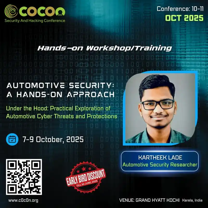 Image from c0c0n - Security and Hacking Conference: Automotive Security: A Hands-on Approach – at <a class="text-blue-500 ...