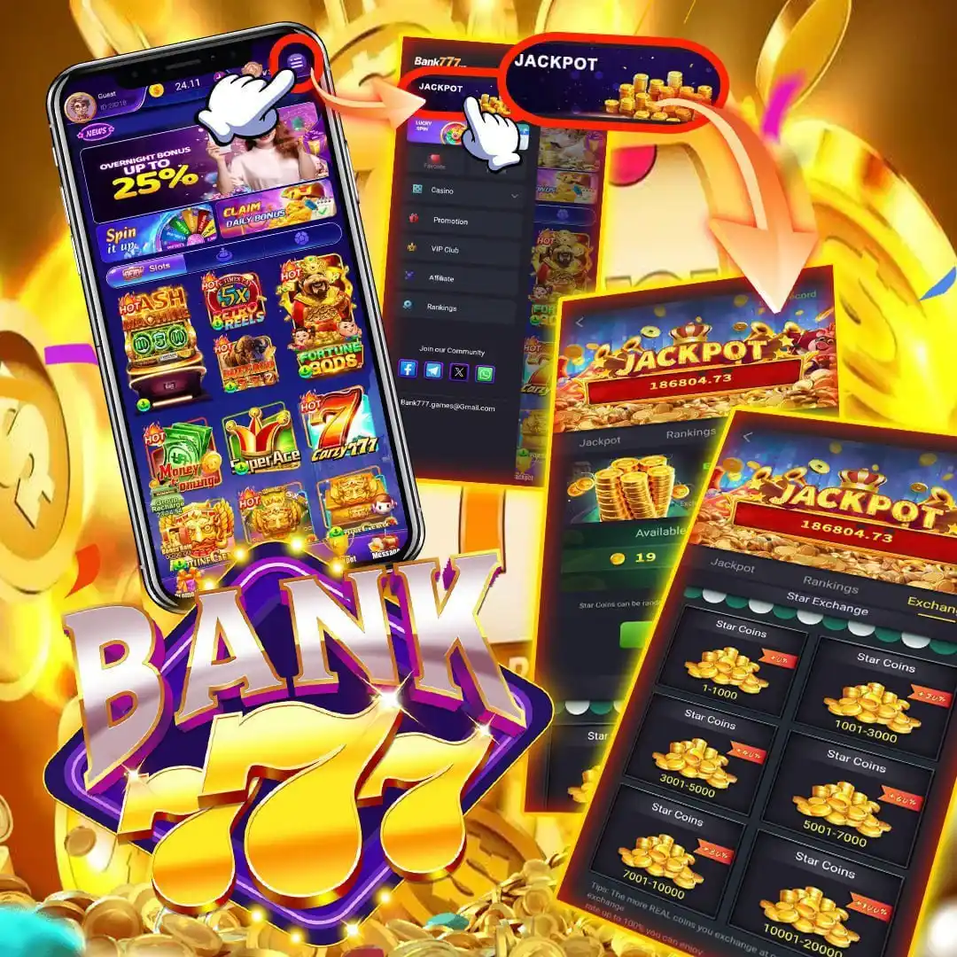 Image from Bank777 Official: 🔄 BANK777 🔄 💰💰💰Introducing STAR COINS – Your Key to Endless Rew...