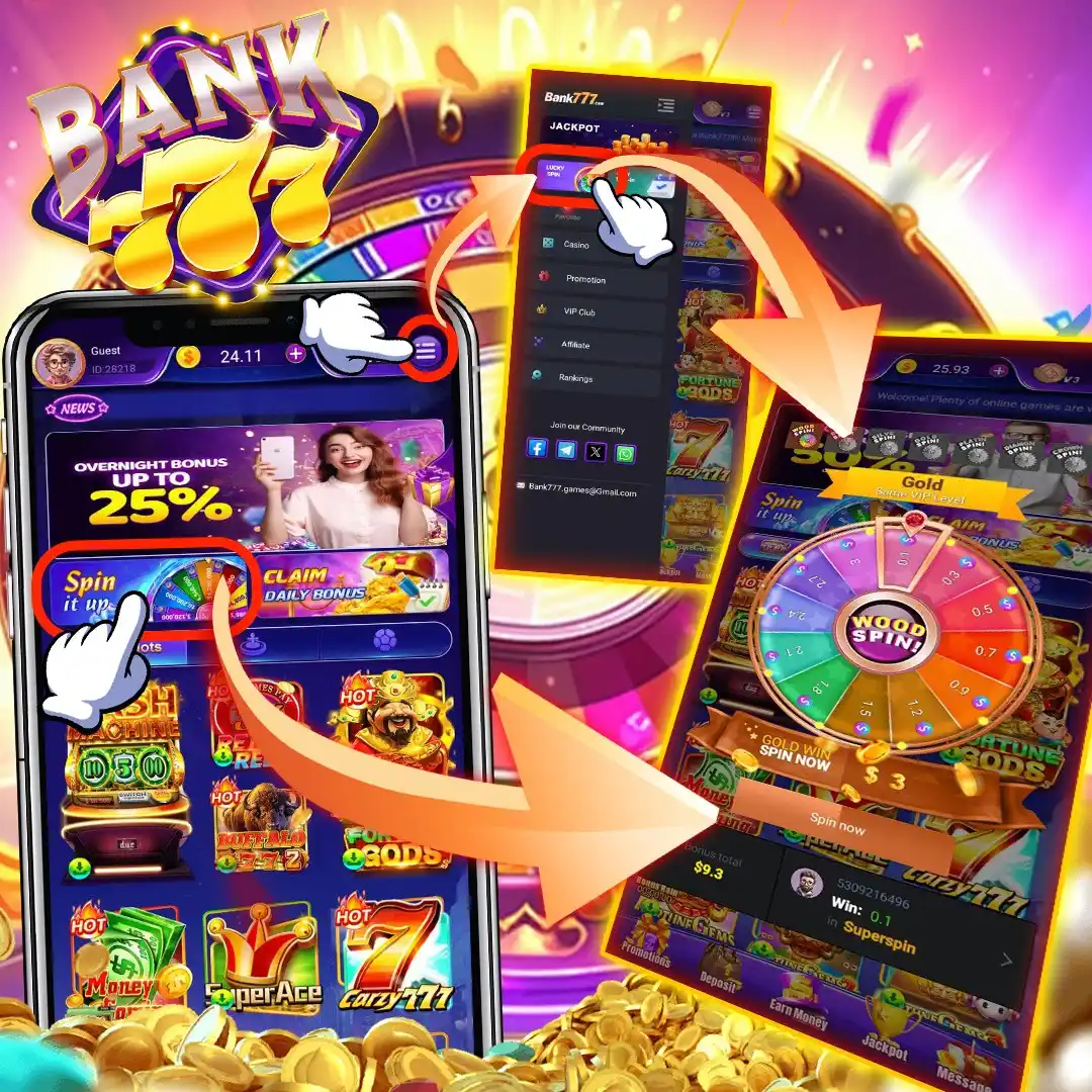 Image from Bank777 Official: 🔄 BANK777 🔄 💰💰💰 Spin Your Way to BIG Rewards with Bank777! 🔥�...