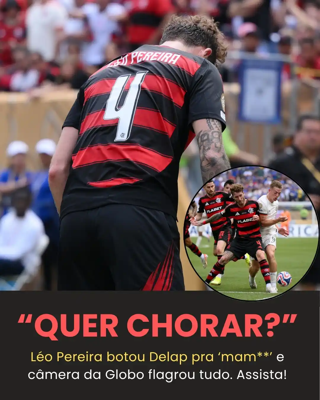 Image from Bolavip | Sou Flamengo: 🚨 BOTOU PRA DORMIR? LP foi pra cima de Delap e rival do Chelsea se pr...
