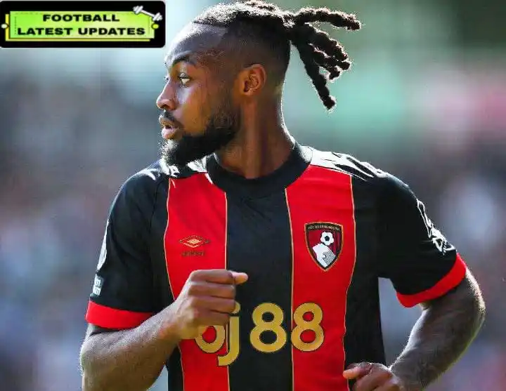 Image from 𝙁𝙊𝙊𝙏𝘽𝘼𝙇𝙇 𝙇𝘼𝙏𝙀𝙎𝙏 𝙐𝙋𝘿𝘼𝙏𝙀𝙎 ⚽: *🚨🔴🗞️ Bournemouth has set Semenyo's price at £65 million!*  *Totten...