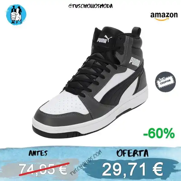 Image from tuschollosmoda!!!👟 Ofertas Y Chollos en Ropa,  Moda,  Zapas y Belleza: 👟 *CHOLLO ZAPATILLAS PUMA REBOUND V6 UNISEX!!* <a class="text-blue-50...