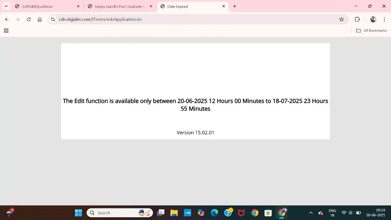 Image from KNO Academy Bangalore: Dear all, SGPGI Application still not opening, Plz wait for today, It ...