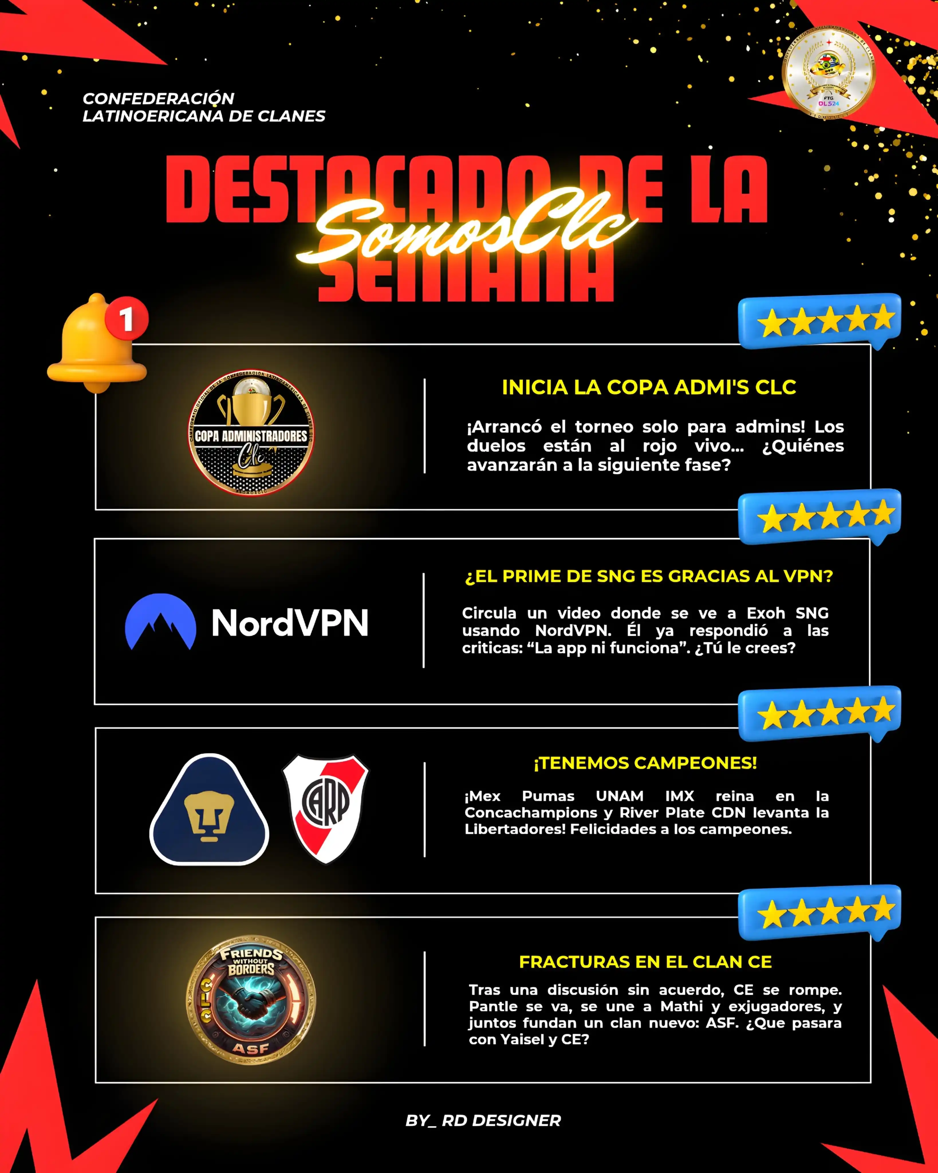 Image from 𝘾𝙊𝙉𝙁𝙀𝘿𝙀𝙍𝘼𝘾𝙄𝙊𝙉 🇨 🇱 🇨: DESTACADO DE LA SEMANA ‼️‼️  <a class="text-blue-500 hover:underline c...