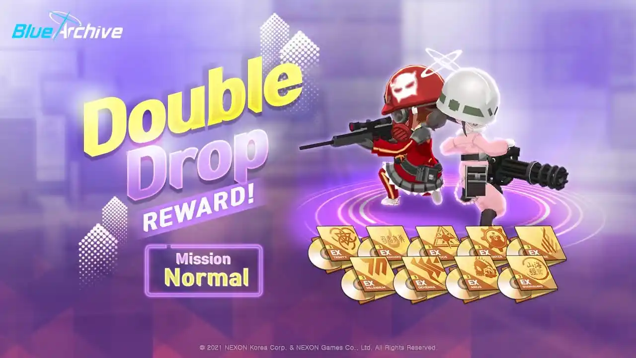 Image from Blue Archive Reborn Animation Indonesia: [Double Drop Campaign Preview]  Hadiah yang kalian dapat setelah menye...