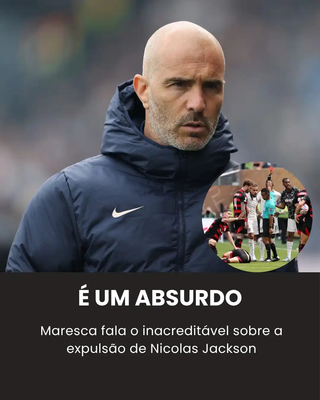 Image from Bolavip | Sou Flamengo: Ele não viu o jogo? Maresca possui opinião inacreditável sobre a expul...