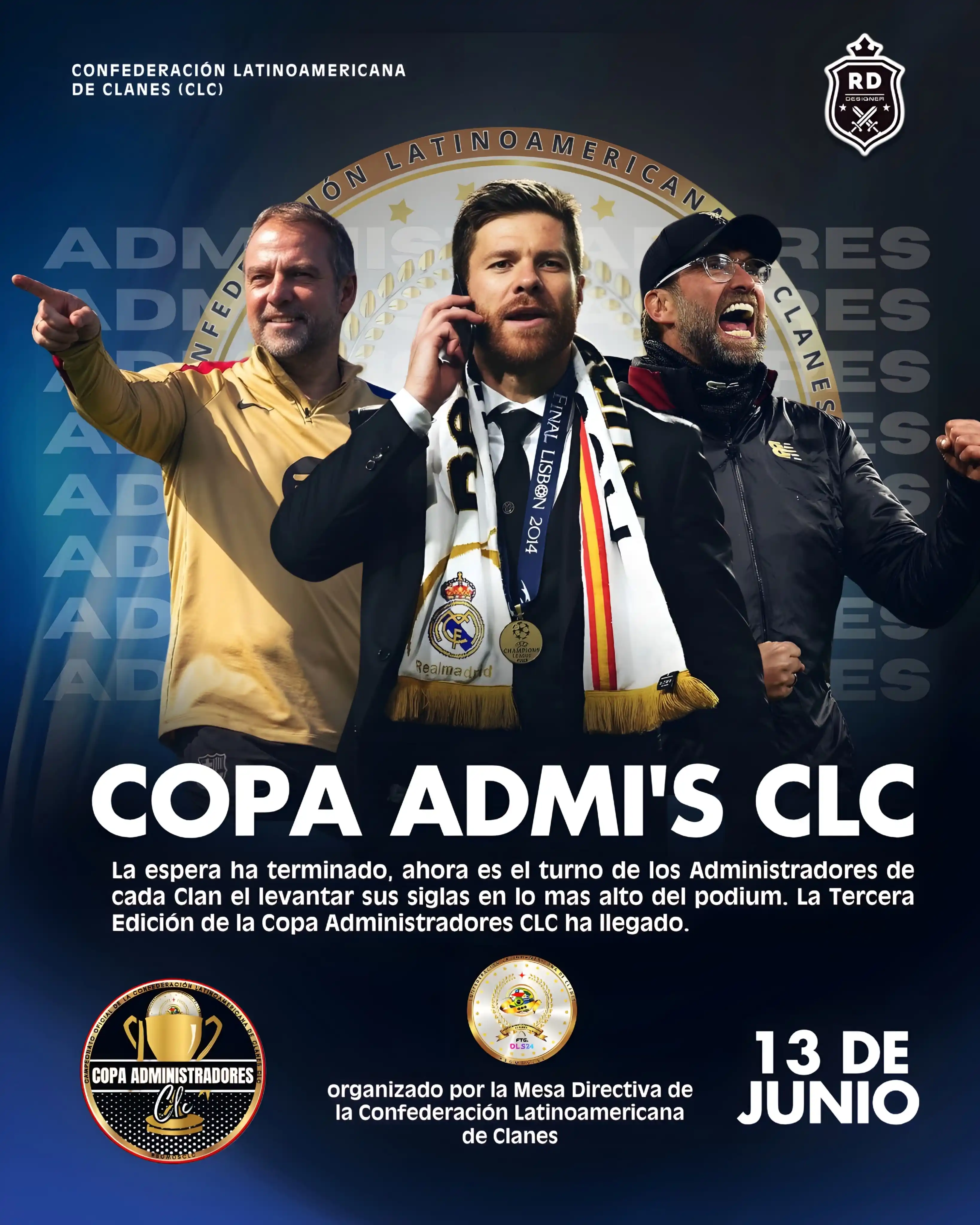 Image from 𝘾𝙊𝙉𝙁𝙀𝘿𝙀𝙍𝘼𝘾𝙄𝙊𝙉 🇨 🇱 🇨: ESTE 13 DE JUNIO INICIA 🔝☠️‼️‼️  `COPA ADMINS CLC. ¿ESTAN LISTOS? 🫂`...