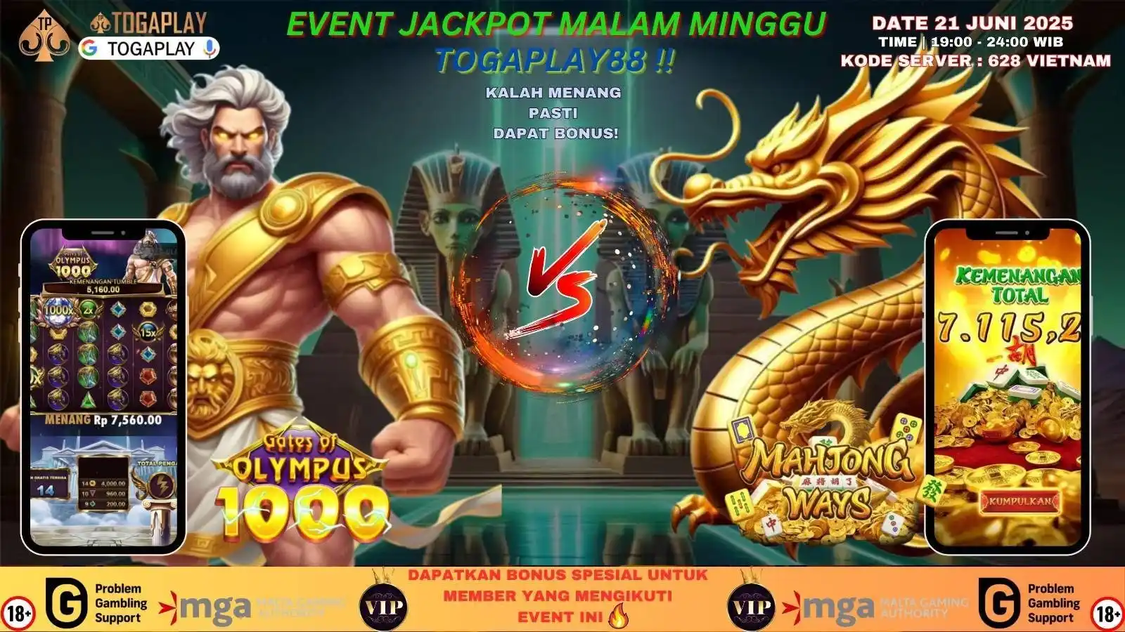 Image from INFO SEPUTAR TOGAPLAY: 📆*EVENT GAME SPESIAL SATURDAY NIGHT*? *JANGAN SAMPAI KETINGGALAN EVE...