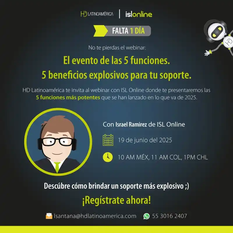 Image from HD Latam al Momento.: 🚨 ¡Falta 1 día! ¿Ya estás listo para conocer las 5 funciones más pode...
