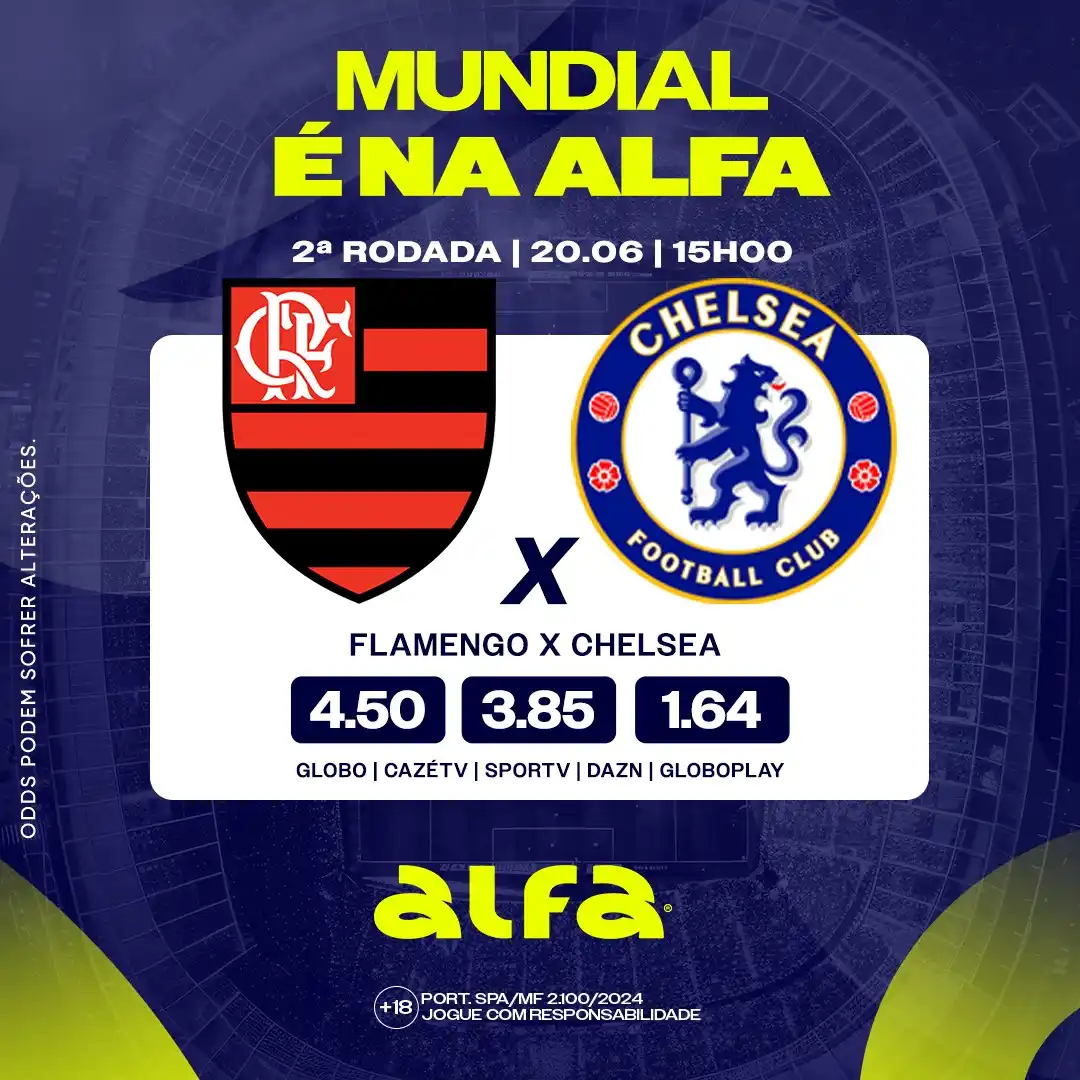 Image from Bolavip | Sou Flamengo: Grande desafio para o Flamengo! Contra o Chelsea, o Mengão vai ter que...