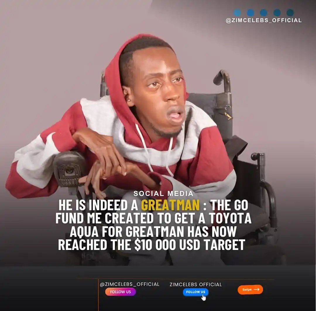 Image from Zimcelebs Official 1: GREATMAN INDEED   https://whatsapp.com/channel/0029VaCKwR3Id7nFzuhfBB0...